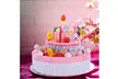 DIY 103 PCS Cutting Birthday Party Cake Toys Set With Candles Fruit Dessert - Second Medium