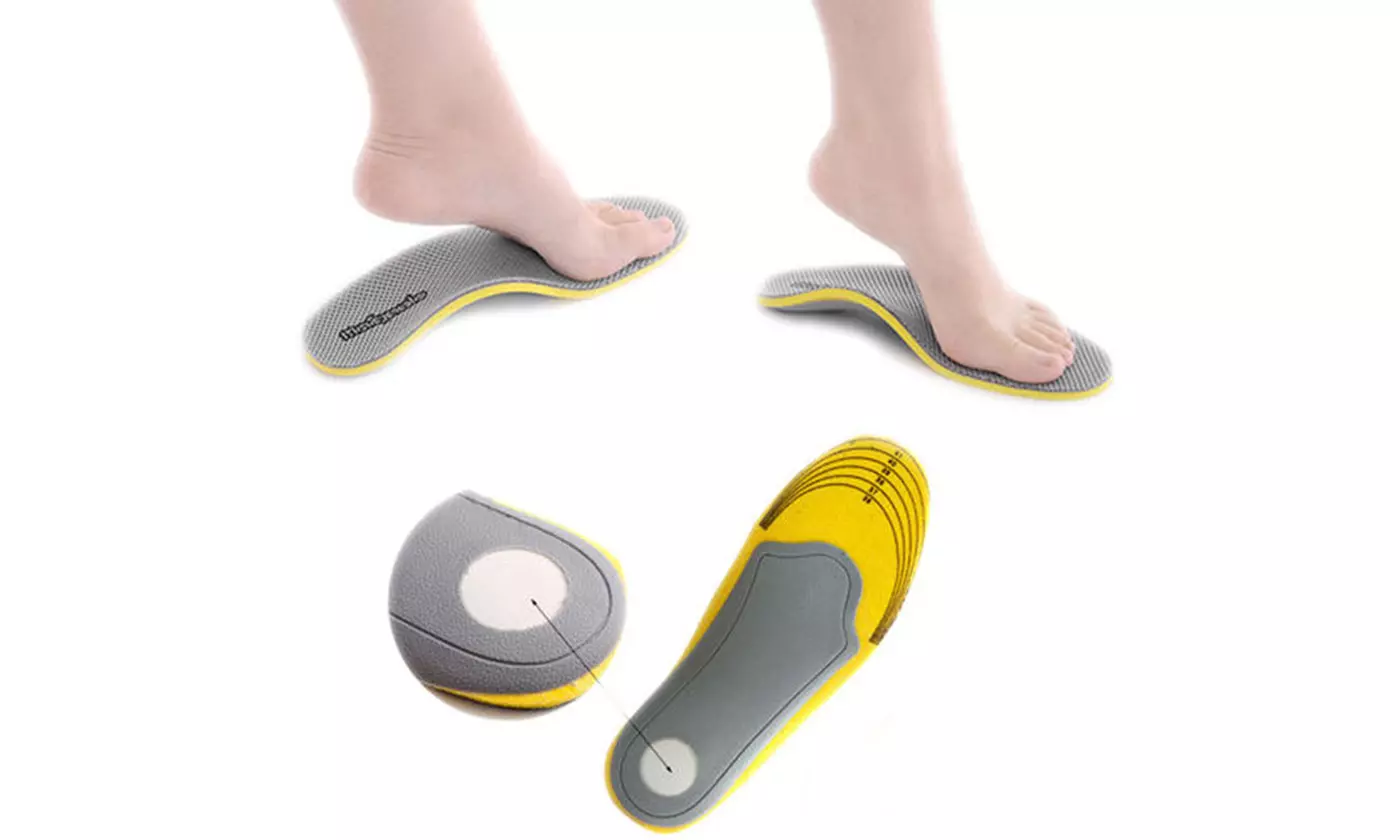 Adjustable Comfortable Memory Foam Insoles with Template - Primary Image