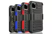 Durable Kickstand Phone Belt Clip Case w/ Tempered Glass for iPhone  - Second Medium