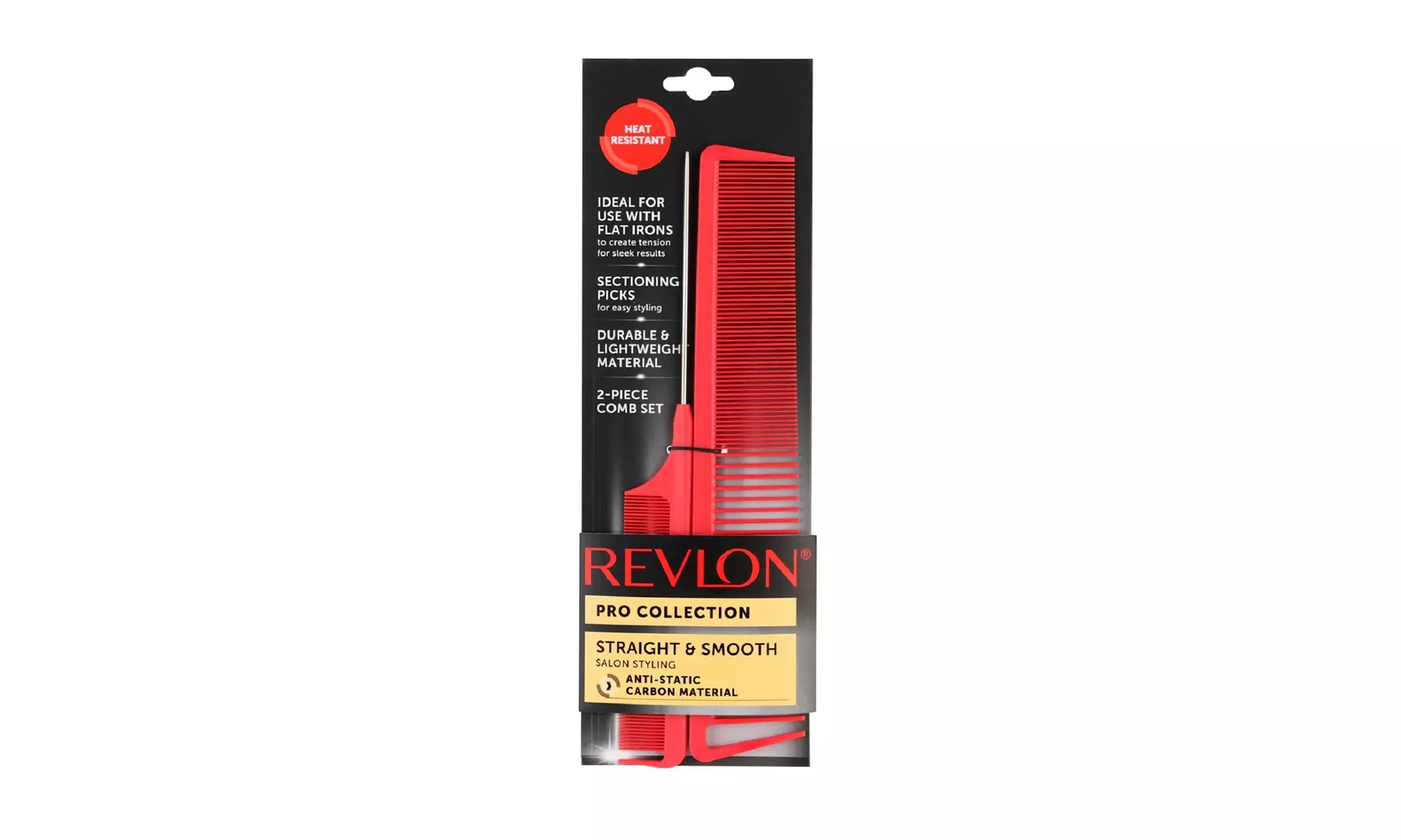 Revlon Salon Straightening 2 Piece Carbon Combs - Primary Image