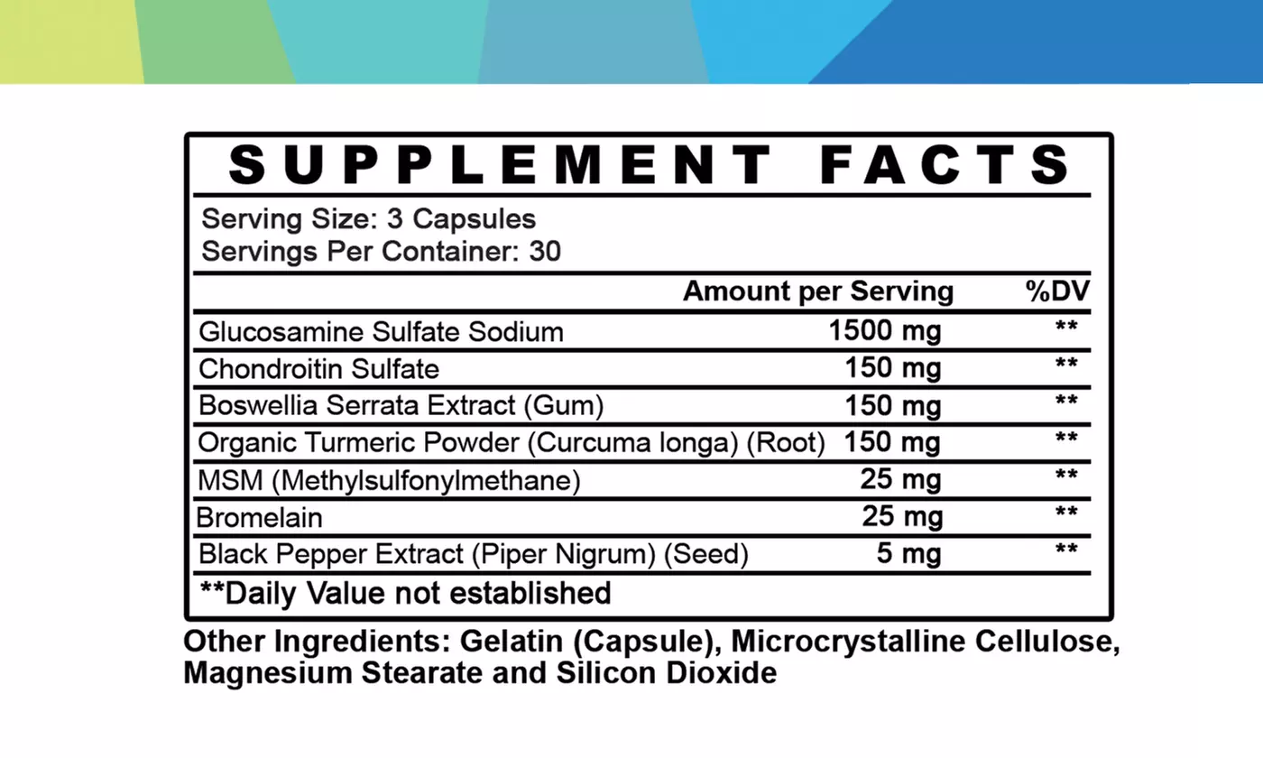 Joint Support w. Glucosamine, Garcinia w. Probiotics and Garcinia Cambogia PM