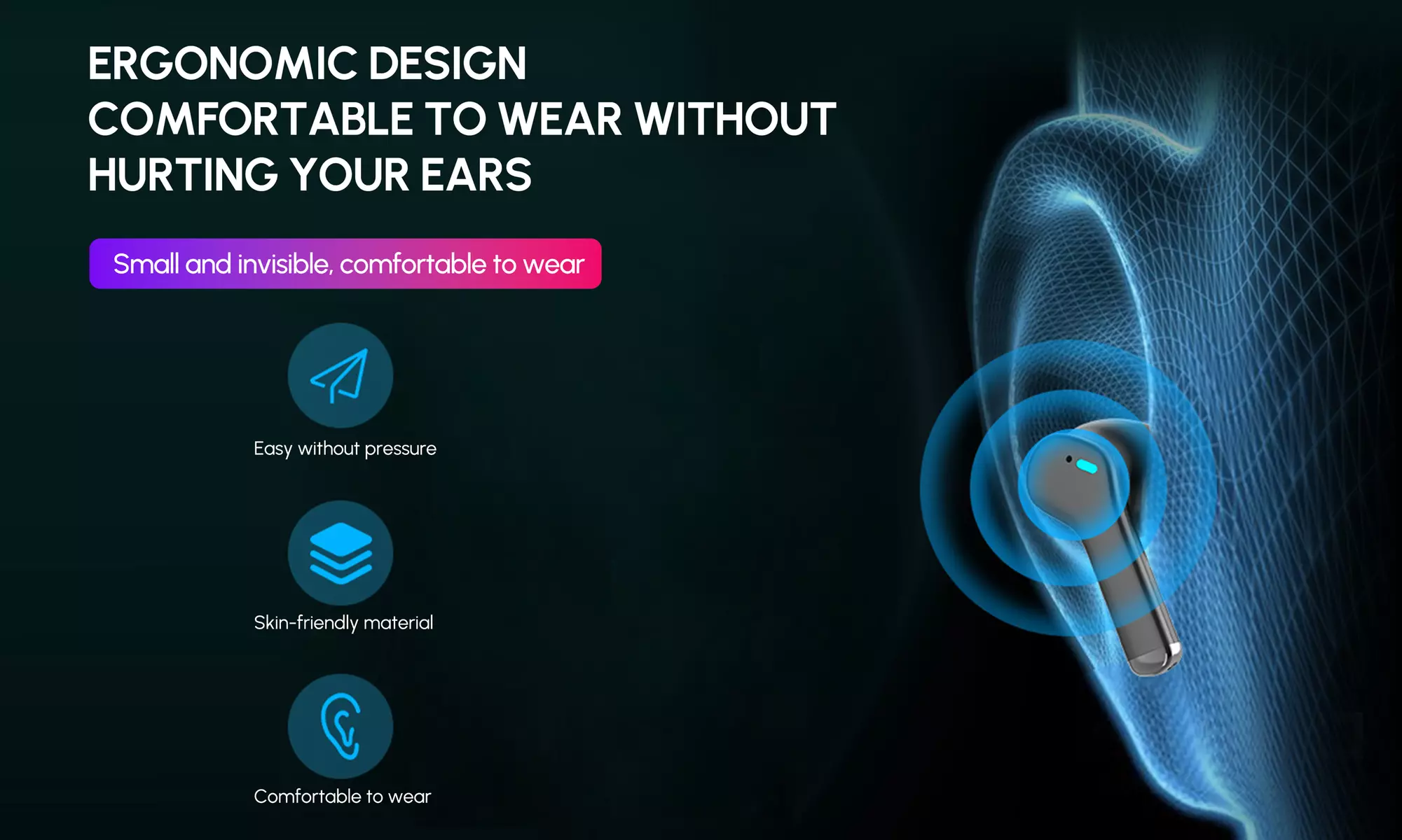 True Wireless Earbuds Bluetooth Headphones Earbuds Headphone Headset