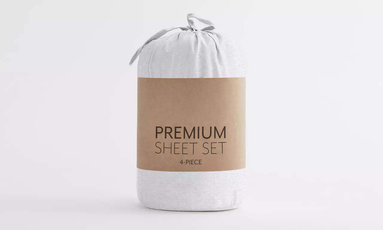 Home Collection Premium Ultra Soft Pattern 4 Piece Bed Sheets Set