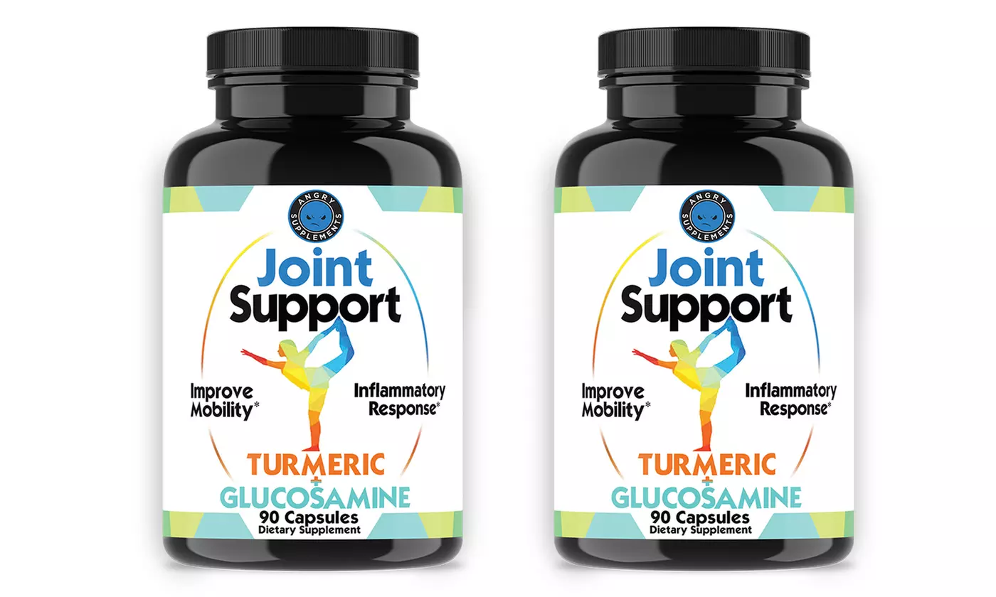 Angry Supplements Joint Support with Turmeric and Glucosamine