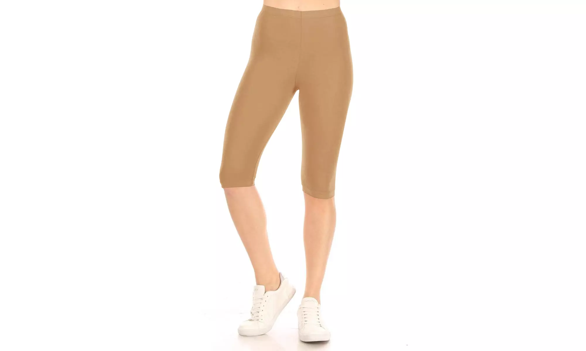Women's Casual Solid Slim Running Yoga Capri Leggings (Pack of 3)