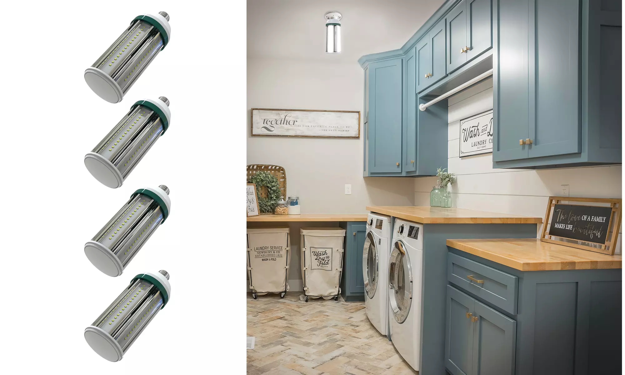 4 Pack - 5000 Lumen LED COB Bulb - Second Medium