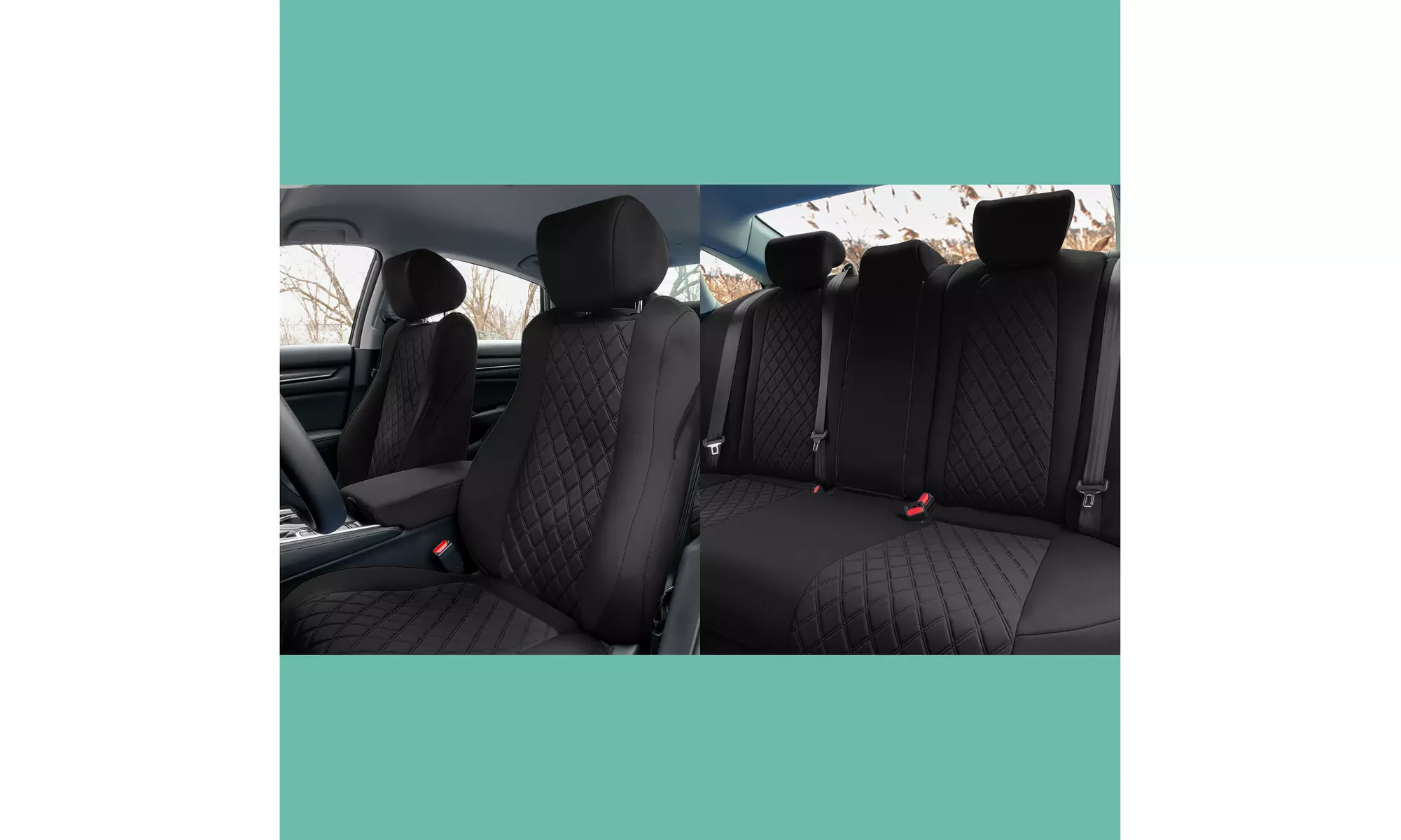 Custom Seat Covers for 2018-2022 Honda Accord LX Sport Sport SE EX EX-L Touring - Primary Image