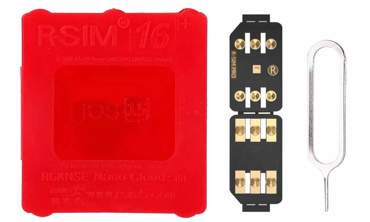iMounTEK R-SIM16 Nano Unlock RSIM Card - iPhone 13/12/11/Pro/Max/XR/X/8/7/iOS15 - Primary Image