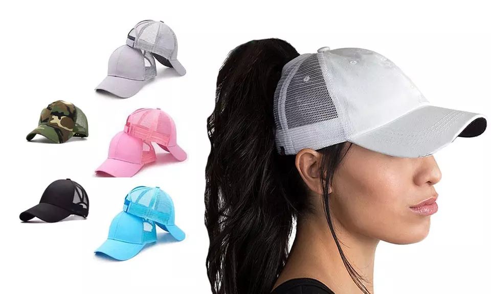 High Ponytail Baseball Cap - Primary Image