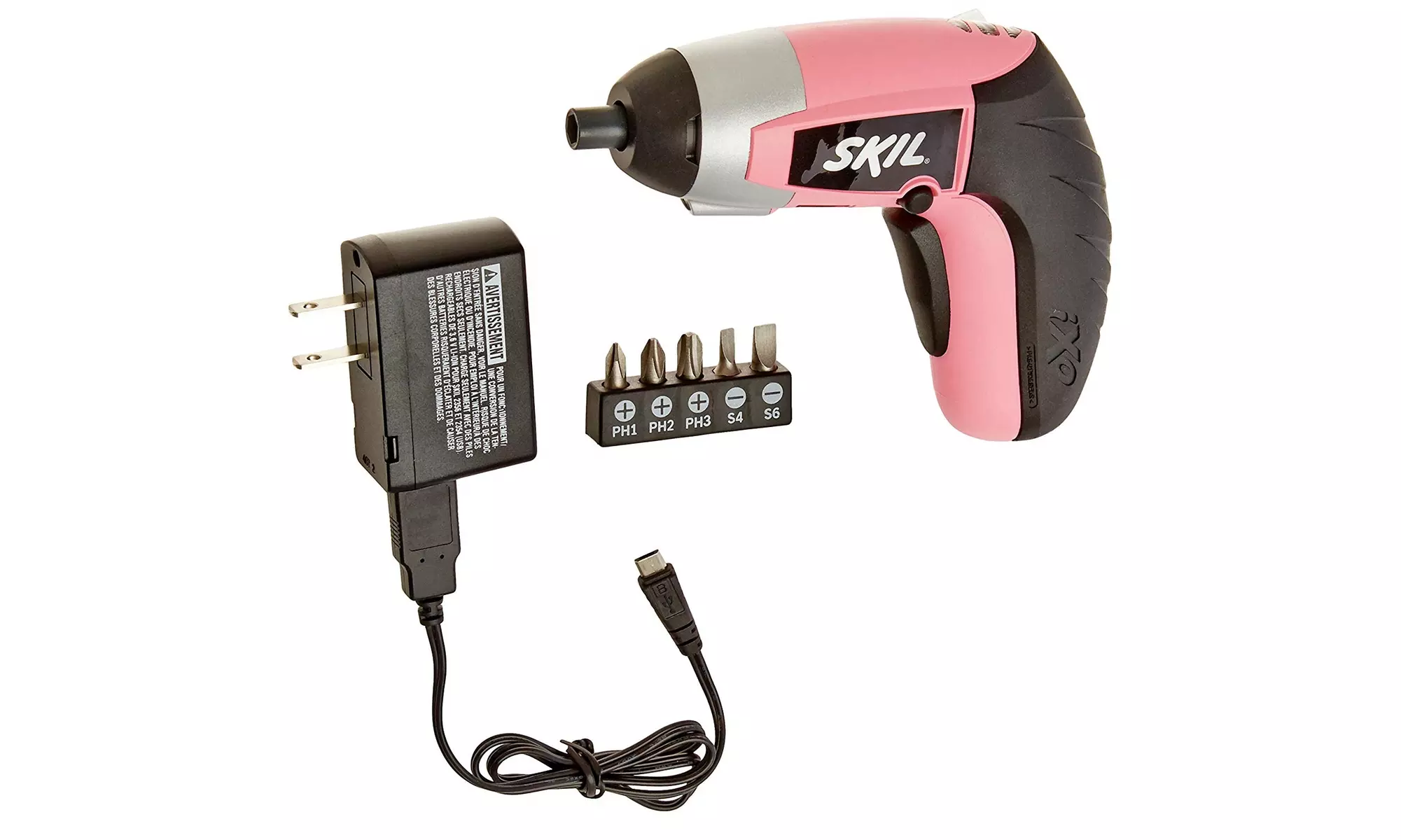 SKIL 2354-08 Pink iXO 4V Max Lithium-Ion Palm-Sized Cordless Screwdriver  - Primary Image
