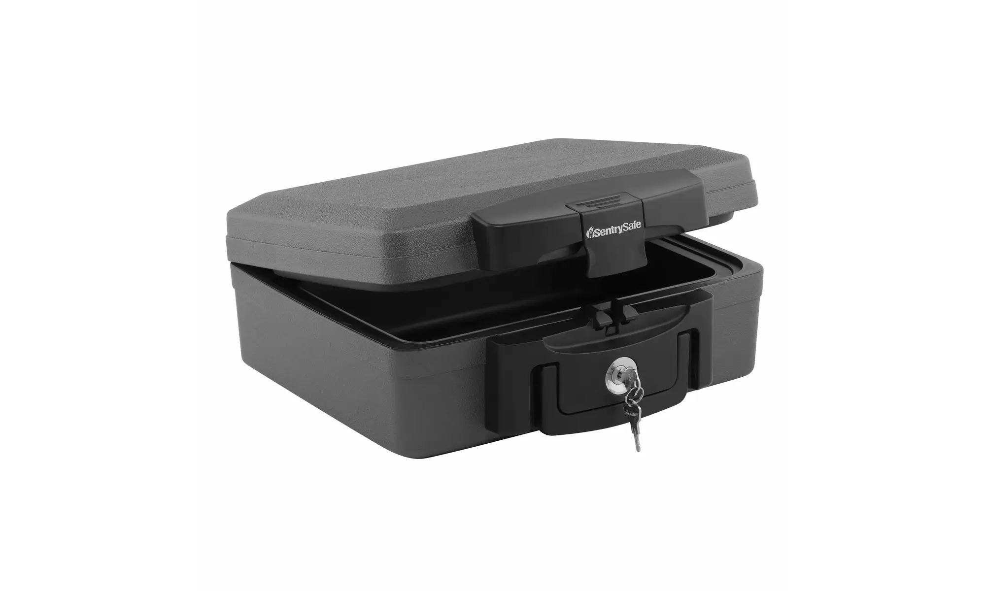 SentrySafe H0100 Fire-Resistant Box and Waterproof Box with Key Black - New - Primary Image