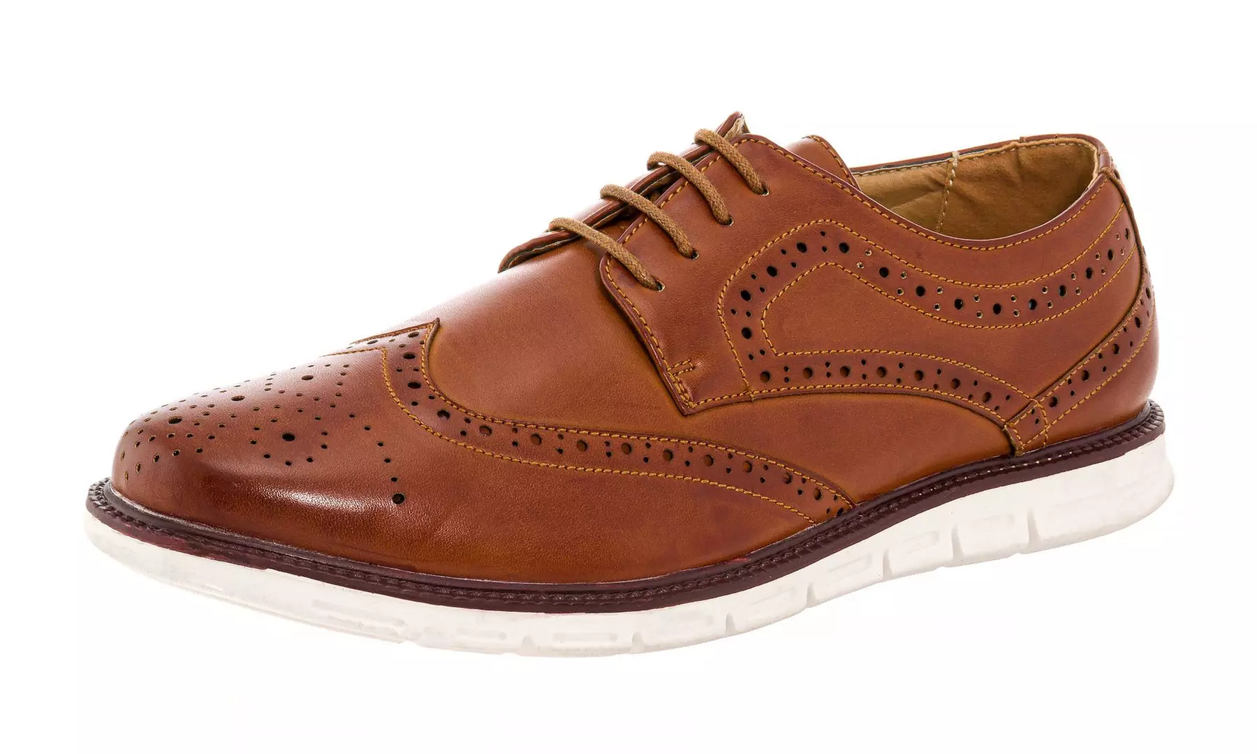 Franco Vanucci Men's Wingtip Casual Oxford Shoes