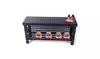 90cm Strip Pattern 3 Tiers Bamboo Stool Shoe Rack