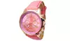 Women Stylish Numerals Faux Leather Analog Quartz Wrist Watch