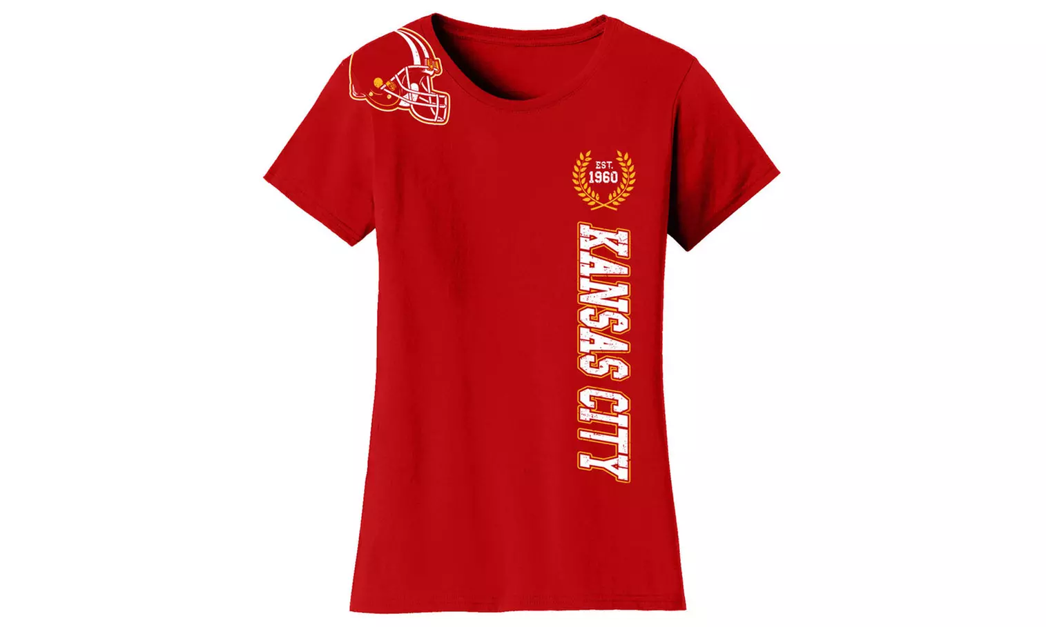 Women's Football Home Team T-Shirts (Plus Sizes Available)