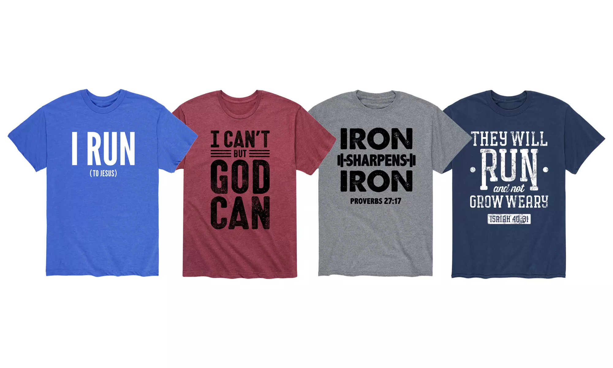 Instant Message: Men's Faithful Fitness Workout Shirt - Primary Image