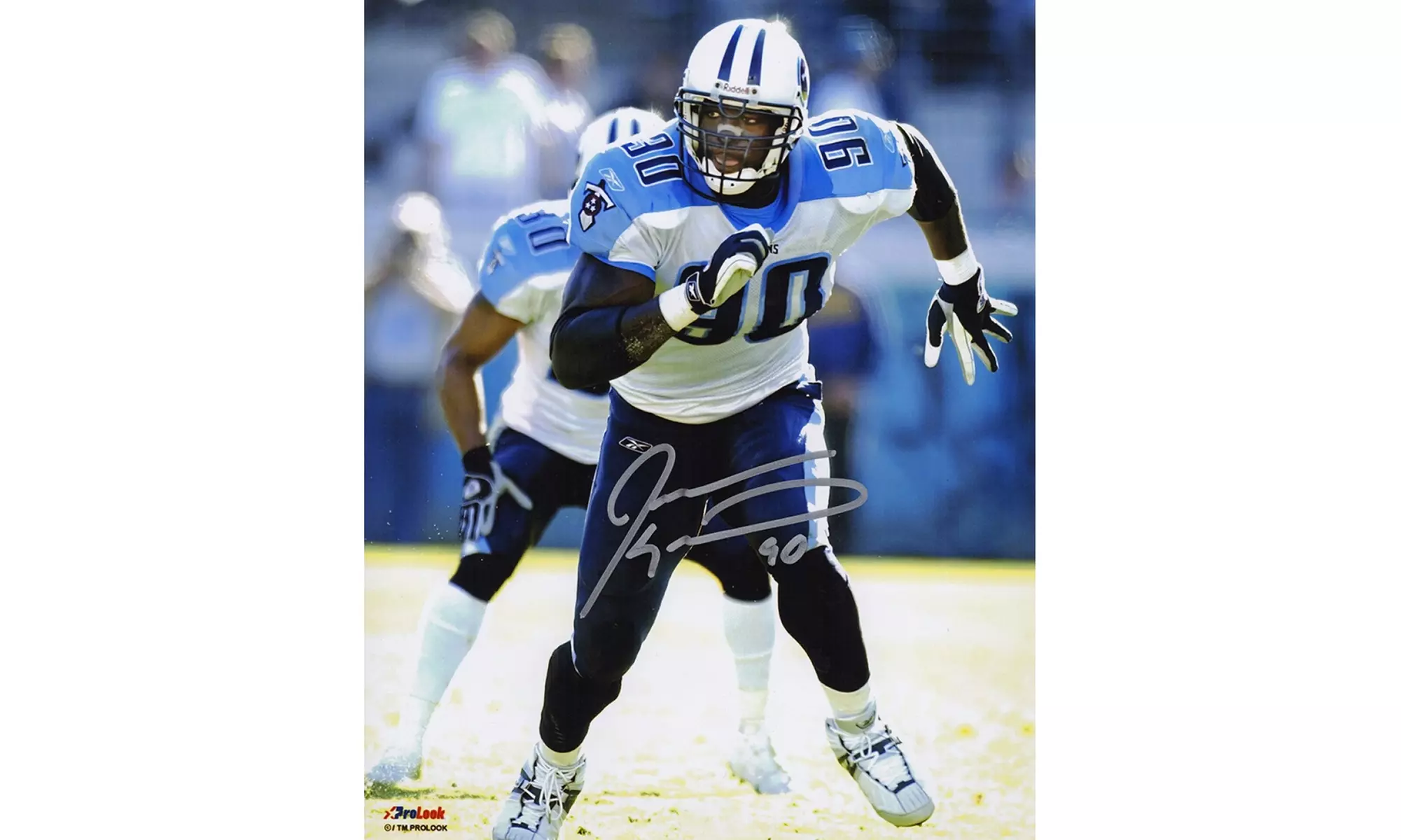 Jevon Kearse Signed Tennessee Titans Action 8x10 Photo - Primary Image