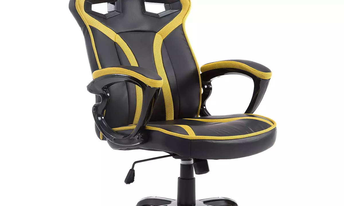 Race Car Style Bucket Seat Office Chair High Back Racing Gaming Chair Desk Task - Primary Image