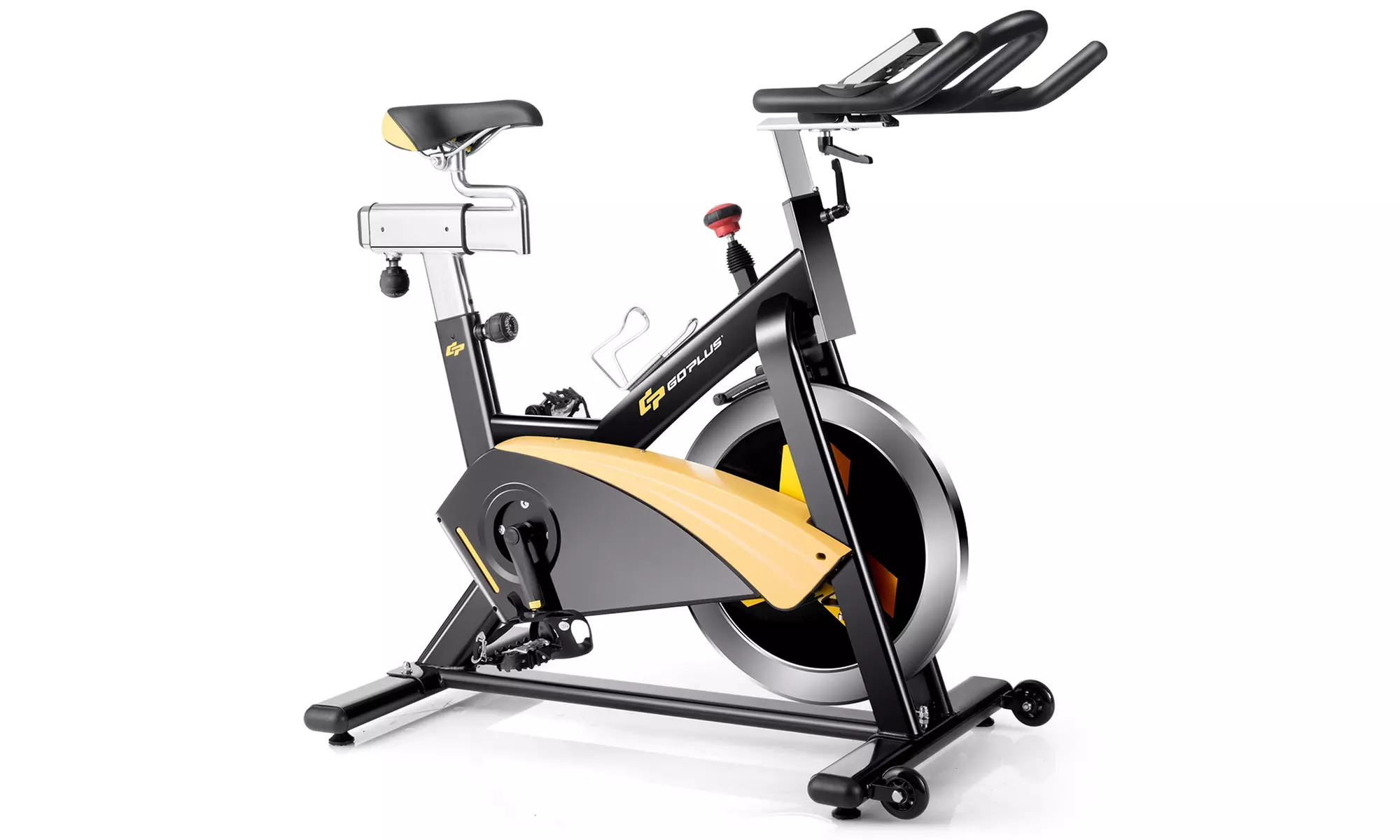Goplus Magnetic Exercise Bike Stationary Belt Drive Cycling Bike - Primary Image