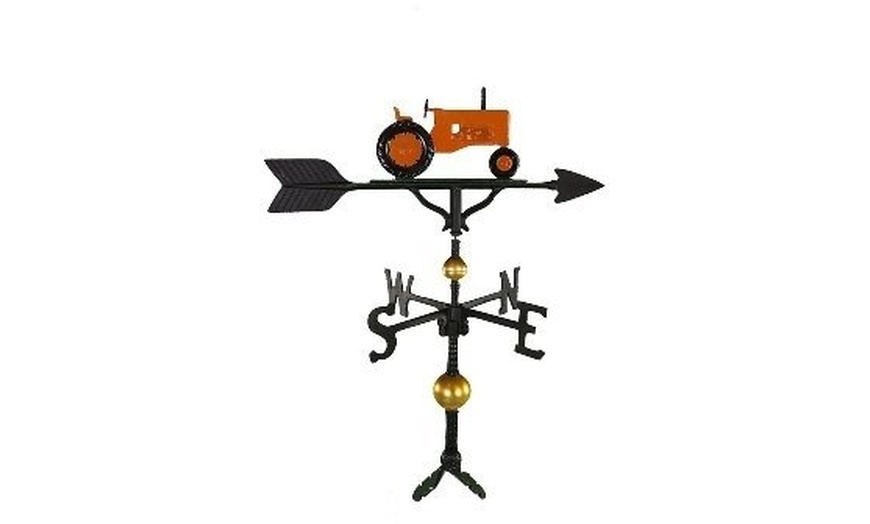 Image 2: Montague Metal Products WV-350-Orange 300 Series 32 In. Deluxe Orange Tractor