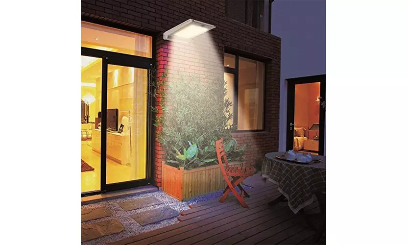 46 LED Outdoor Solar Wall Light- Motion Activated Security Lighting - Second Medium