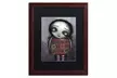 Abril Andrade 'Zombie Girl' Matted Wood Framed Art - Second Medium