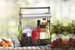 NewHome Metal Grill Utensil & Condiment Caddy for Outdoor Cooking & Camping - Second Medium