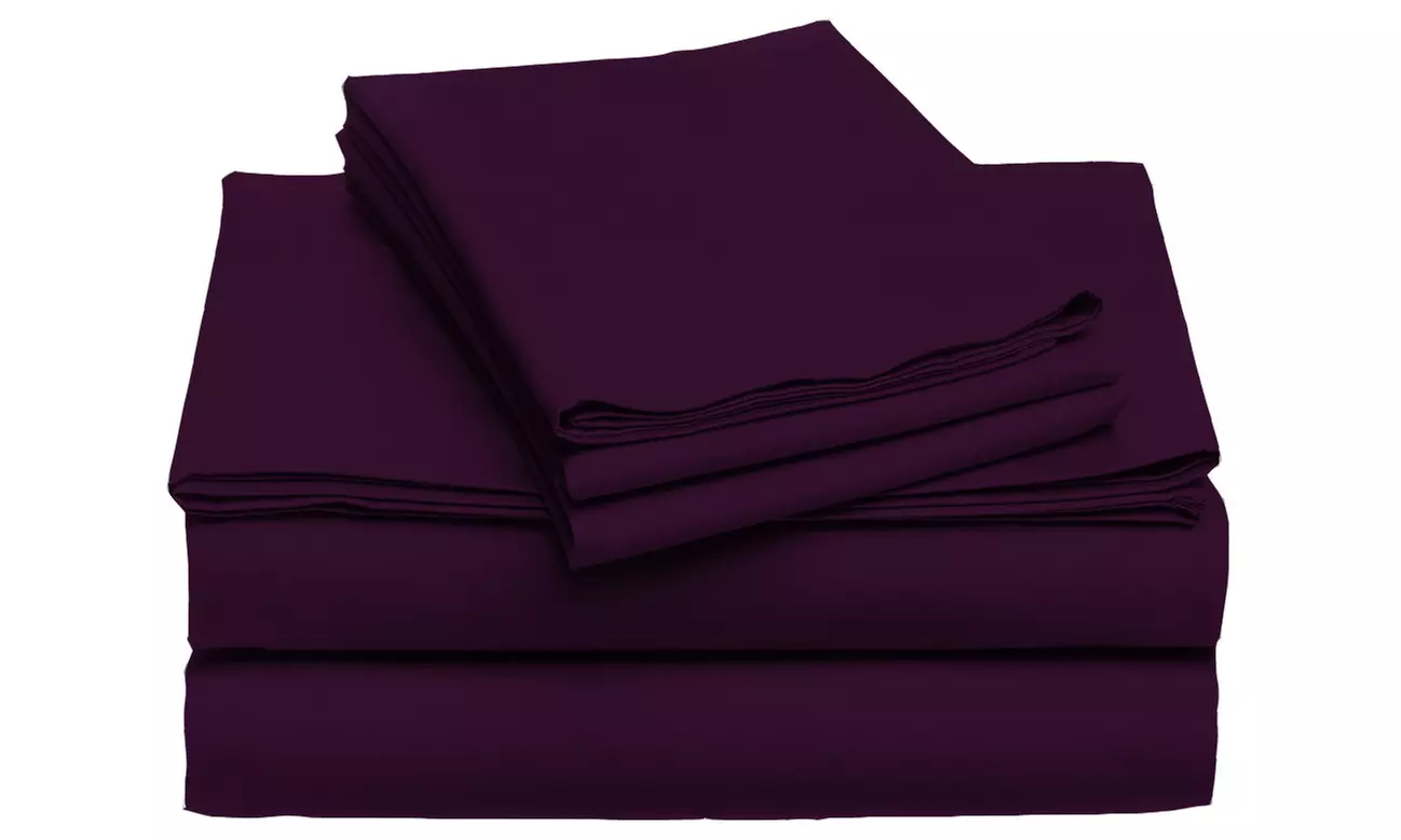 Luxury Home Bamboo-Blend Sheet Set (Dark Colors)