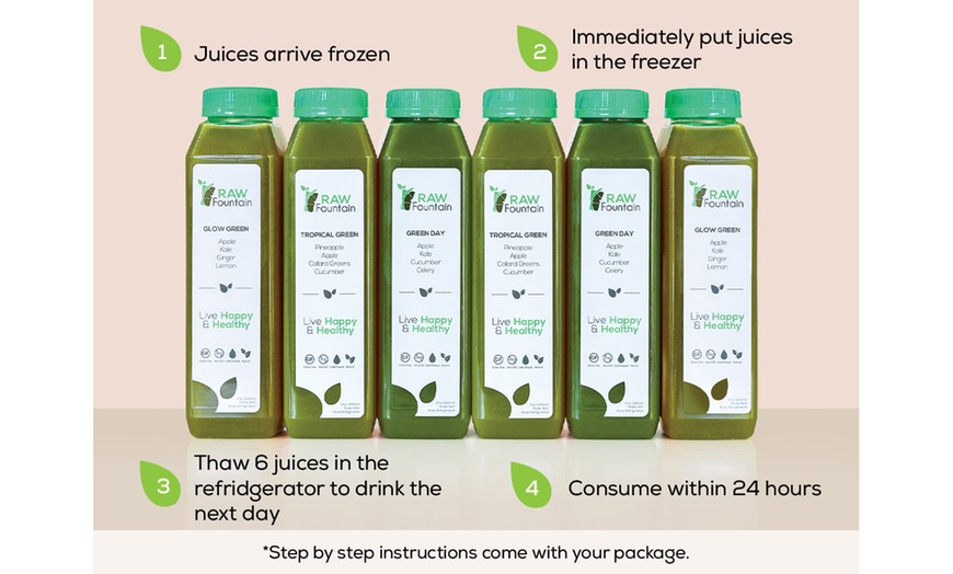 Image 5: Raw Fountain Green Juice Cleanse Detox – 1, 3, 5 or 7 Day