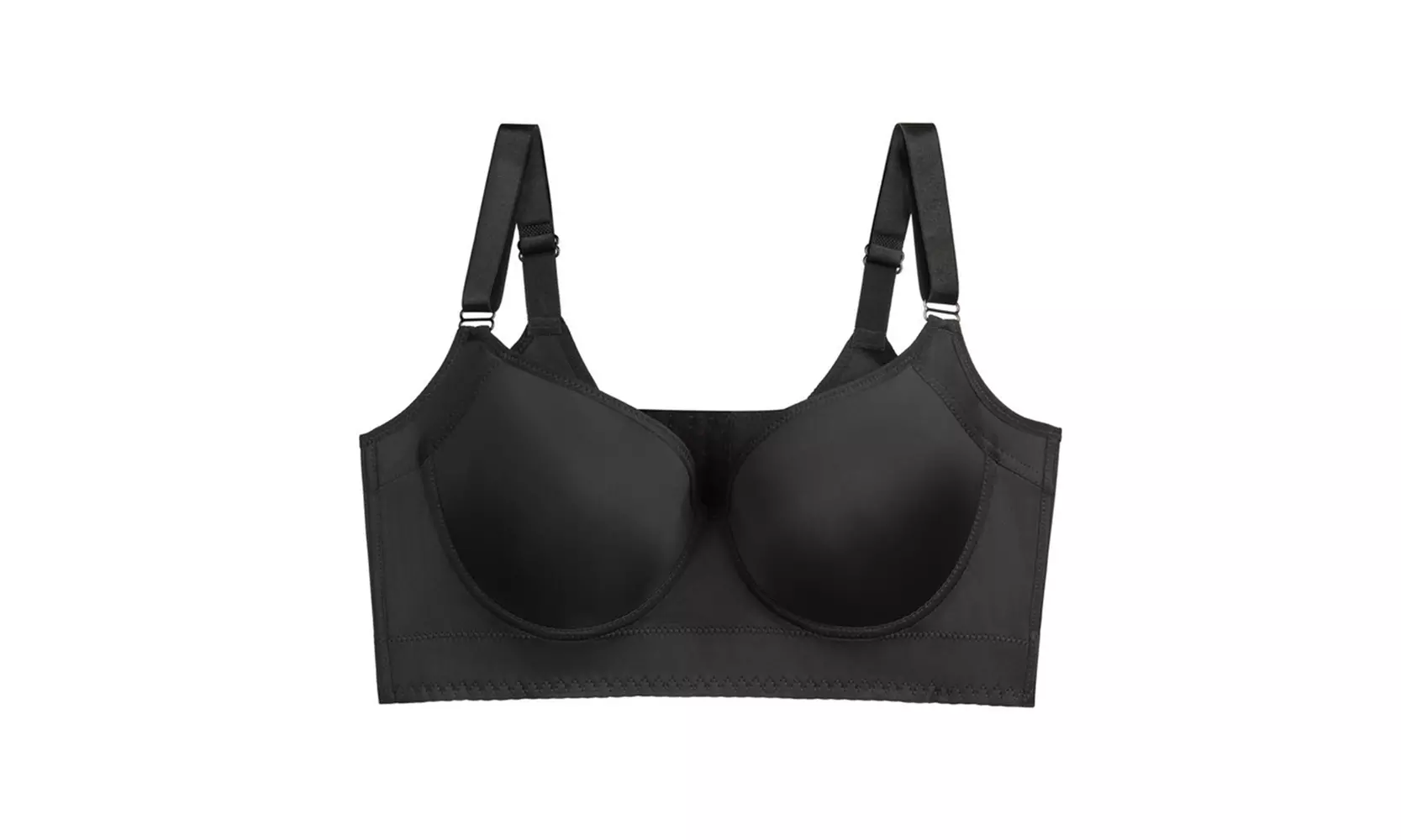 Women's Deep V Neck Push Up Underwire Bra