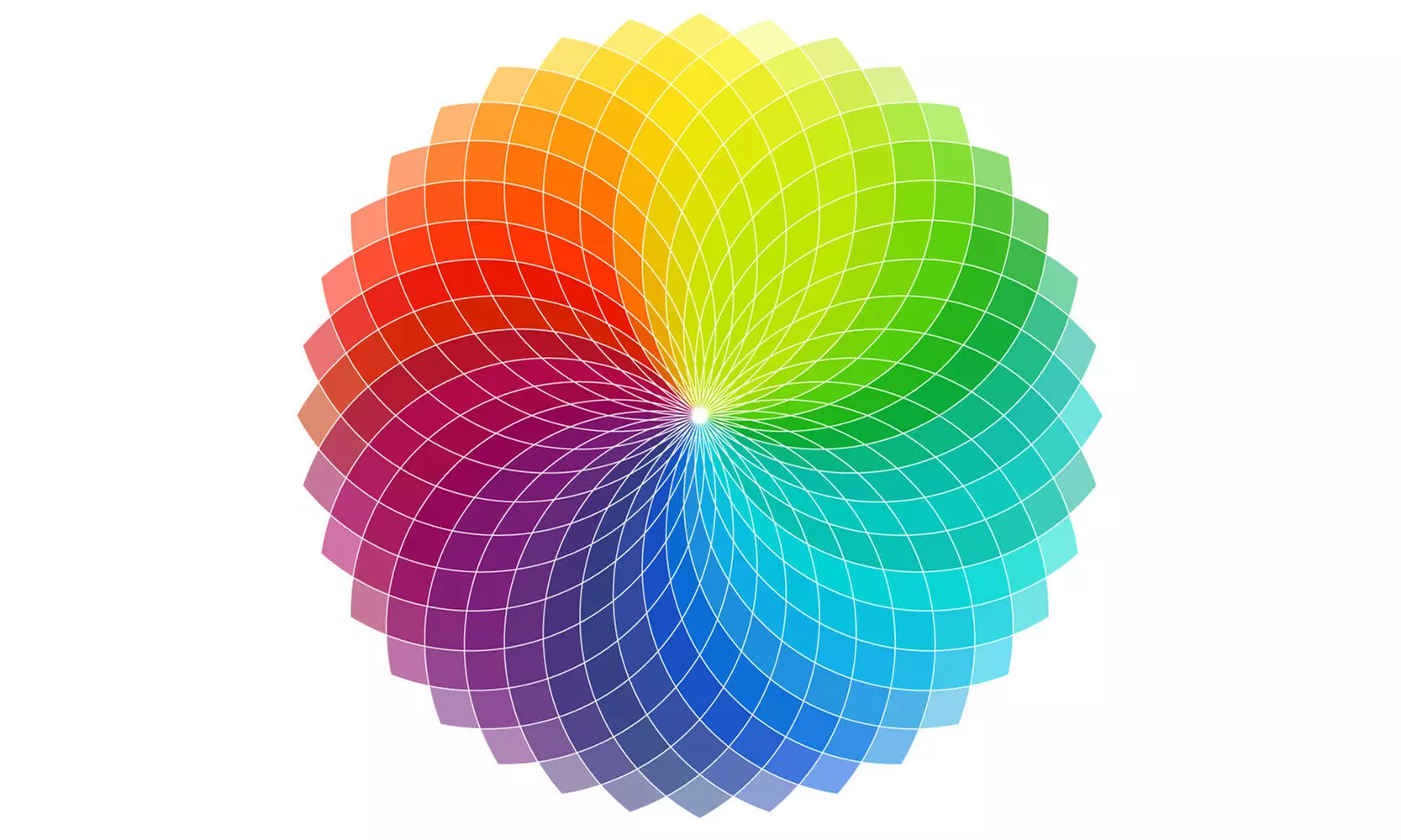 1000-Piece Jigsaw Puzzles For Adult & Kid - Large Gradient Rainbow Color Wheel - Primary Image