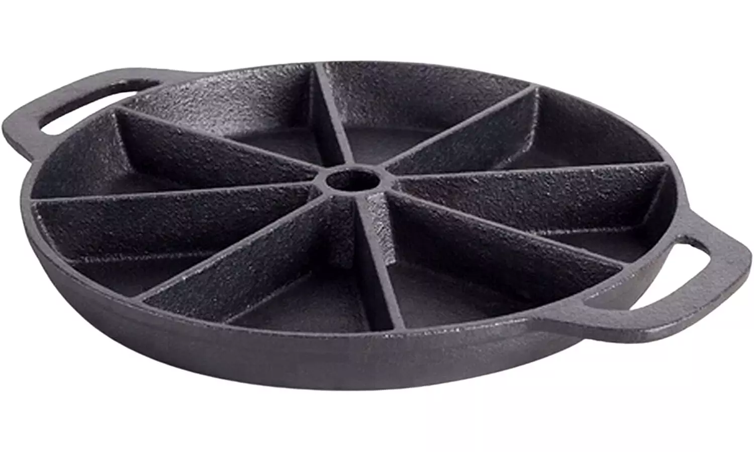 Pre-seasoned Cast Iron Wedge Cornbread Skillet - Image 7