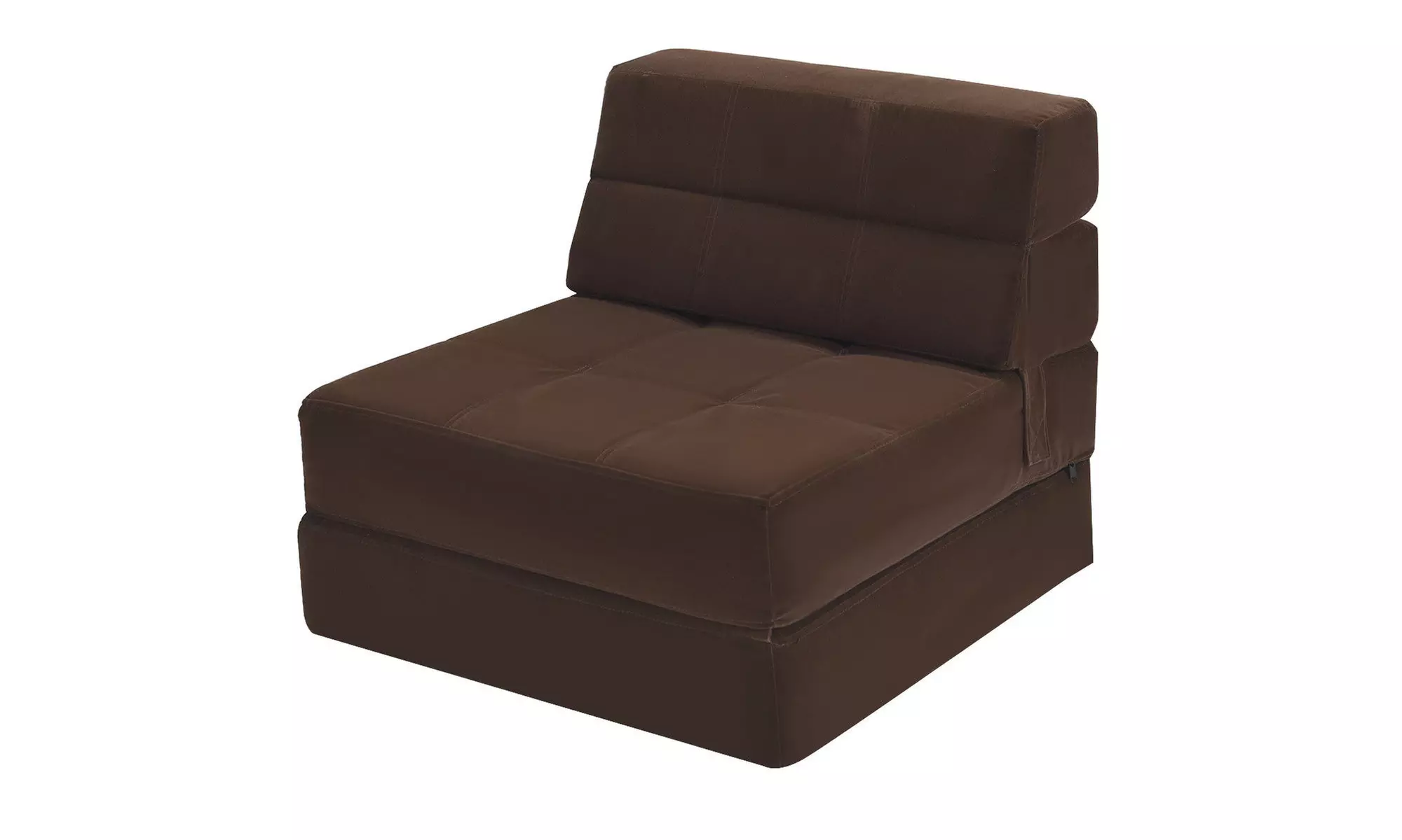 Tri-Fold Fold Down Chair Flip Out Lounger Convertible Sleeper Bed Couch Dorm - Primary Image
