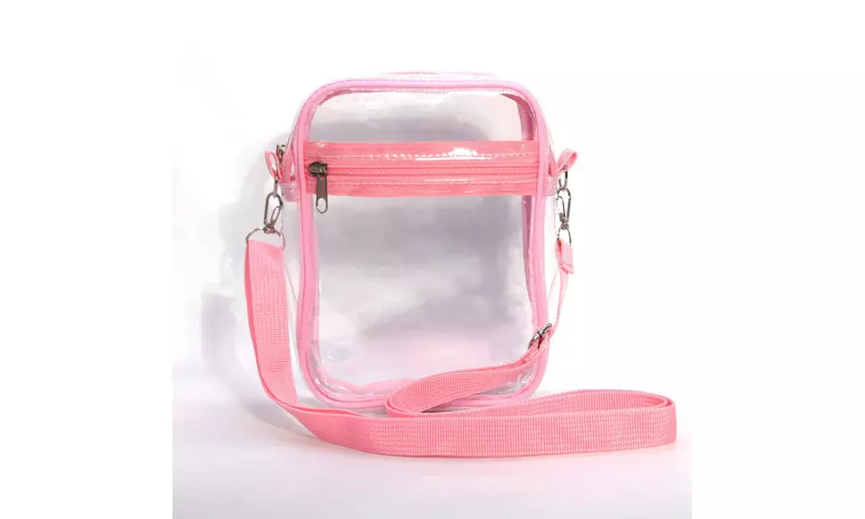Clear Crossbody Bag Stadium Approved Messenger Shoulder Bag