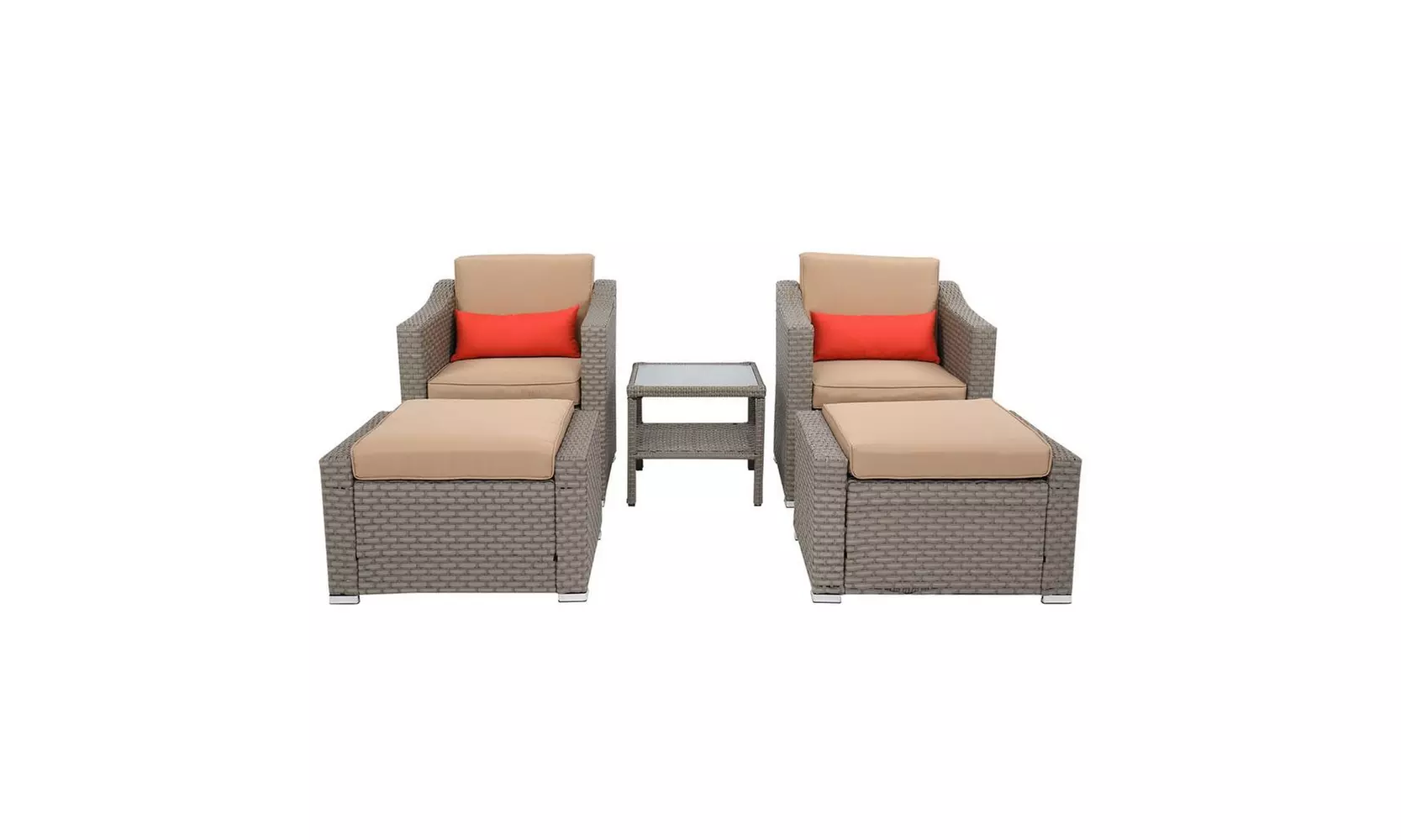 5-Piece Outdoor Patio Conversation Set - Primary Image