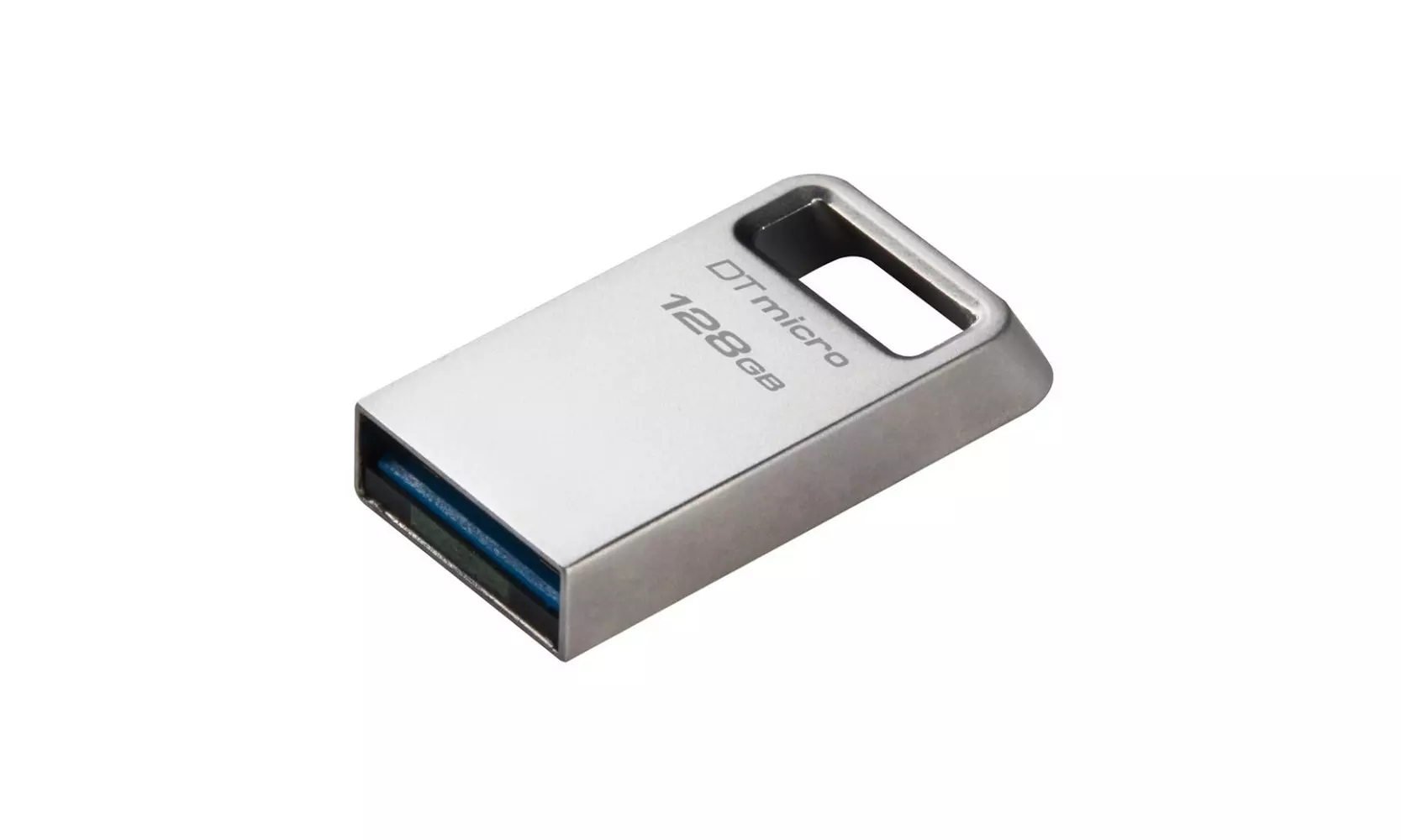 Kingston 128GB DataTraveler Micro 200MB/s Metal USB 3.2 Gen 1 - Primary Image