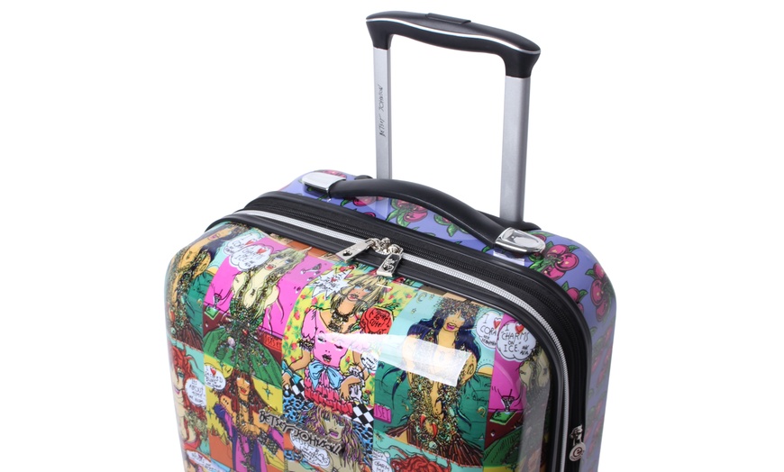 Betsey Johnson Hardside Expandable 26" 8W Spinner "Girls" Luggage | Groupon