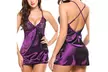 New Fashion Women Sleeveless Sleepwear Backless Nightgown Nightwear Nightdress - Second Medium