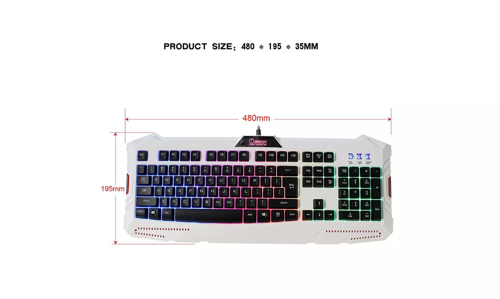 ZERODATE X10 Brand New Mechanical Gaming Ultimate Keyboard With Backlight - Primary Image