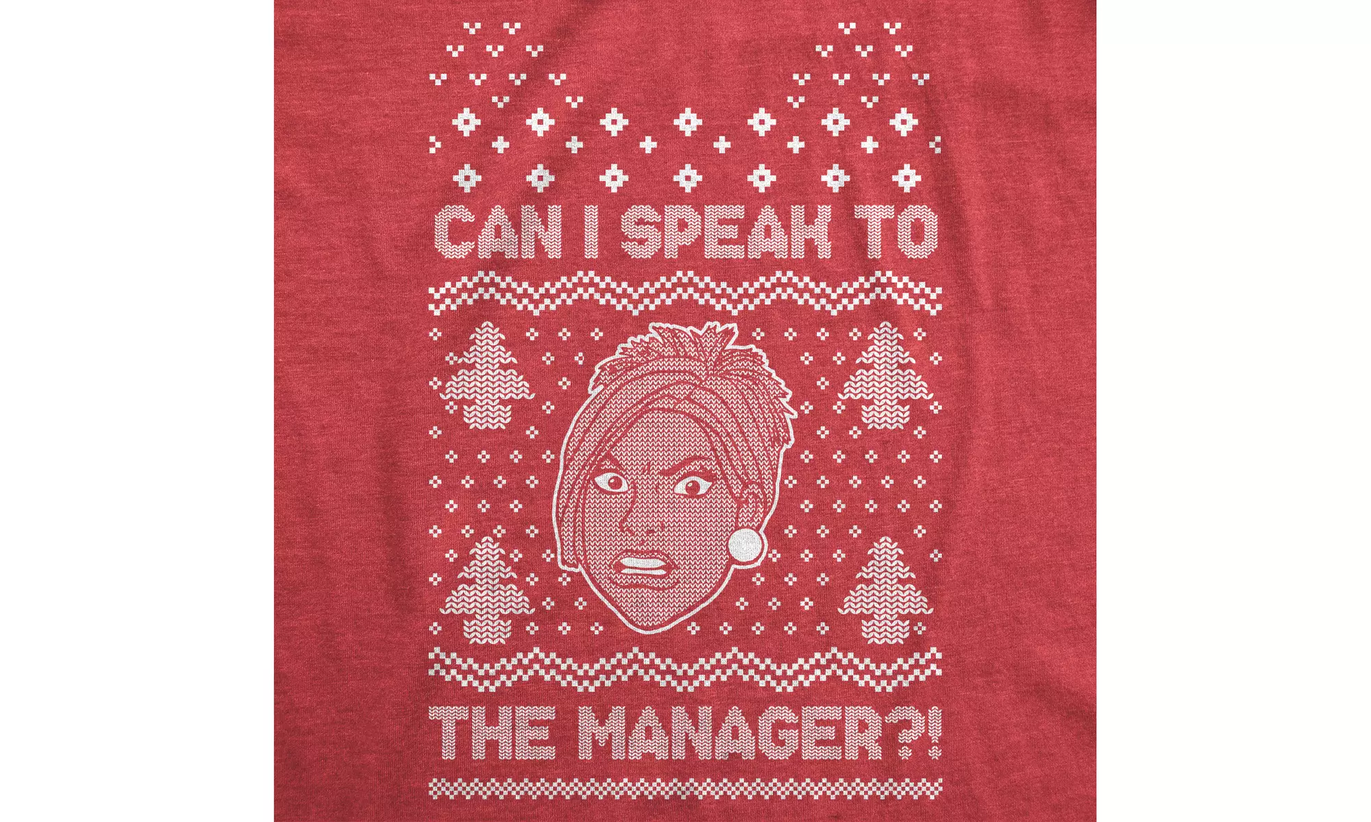 Mens Ugly Karen Sweater Tshirt Funny Can I Speak To The Manager Christmas Party  - Second Medium