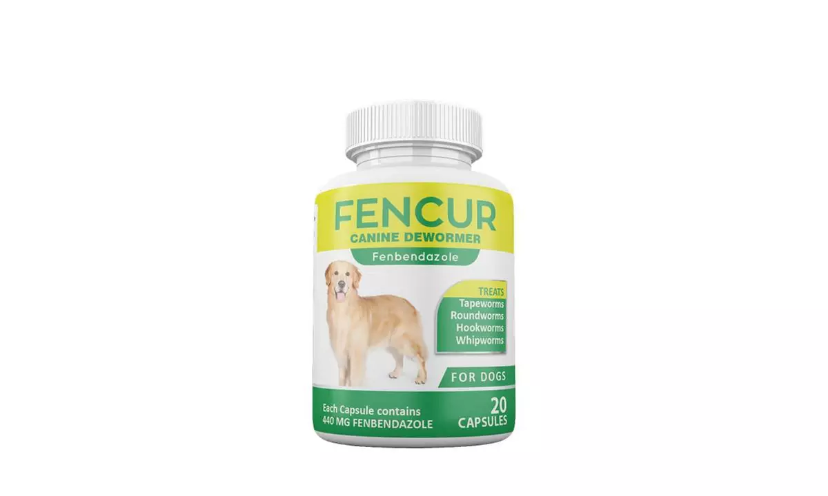 Dogs Fencur Broad Spectrum Roundworm Dewormer Capsules Hookworm Tapeworm - Second Medium