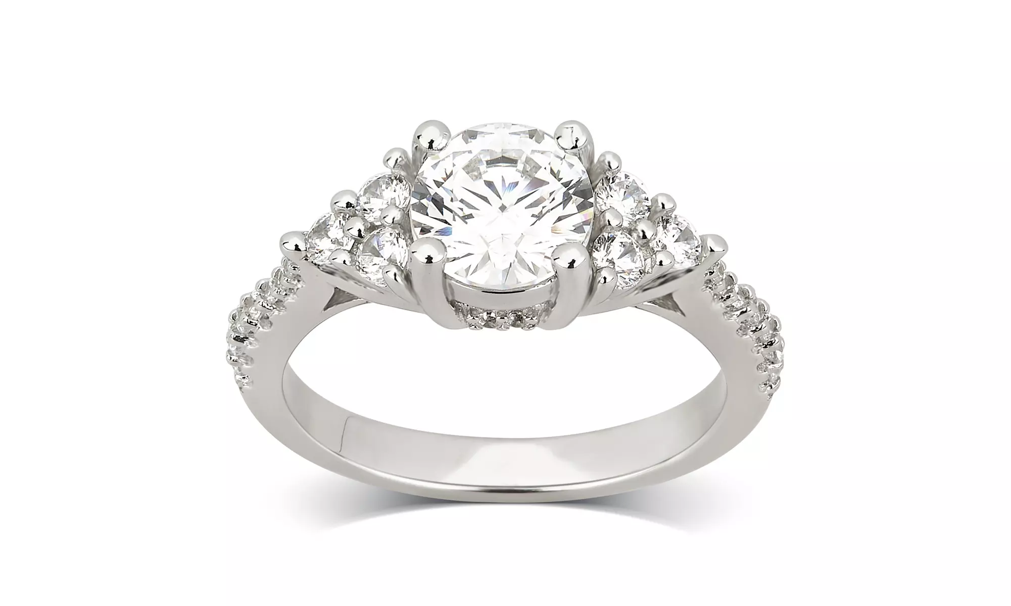 Unique Designs Bridal Ring Made with Crystals from Swarovski