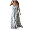 Image 1: Women's Striped Casual Beach Color Block Tank Maxi Dresses