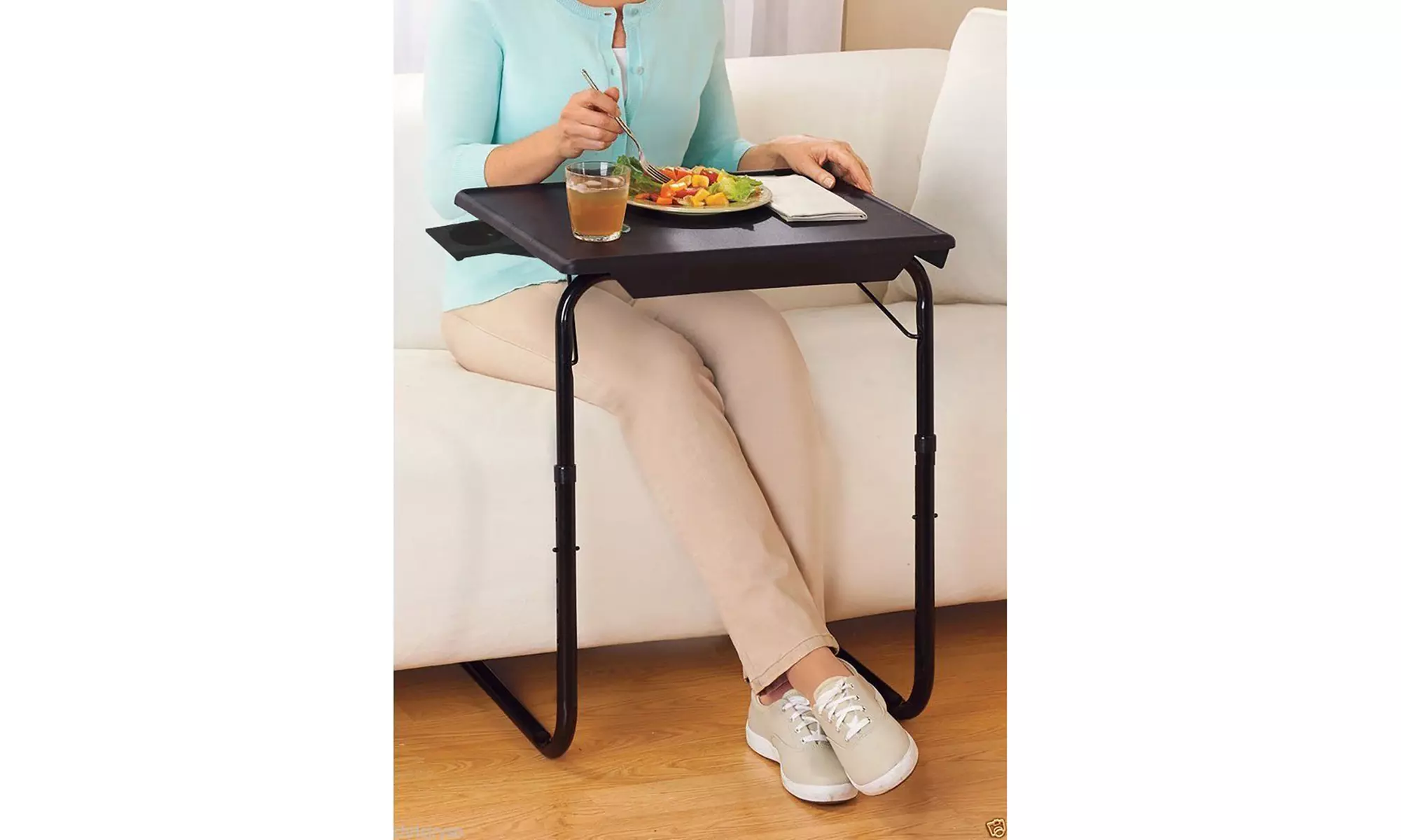 Portable Foldable Comfortable TV Tray Table - Primary Image