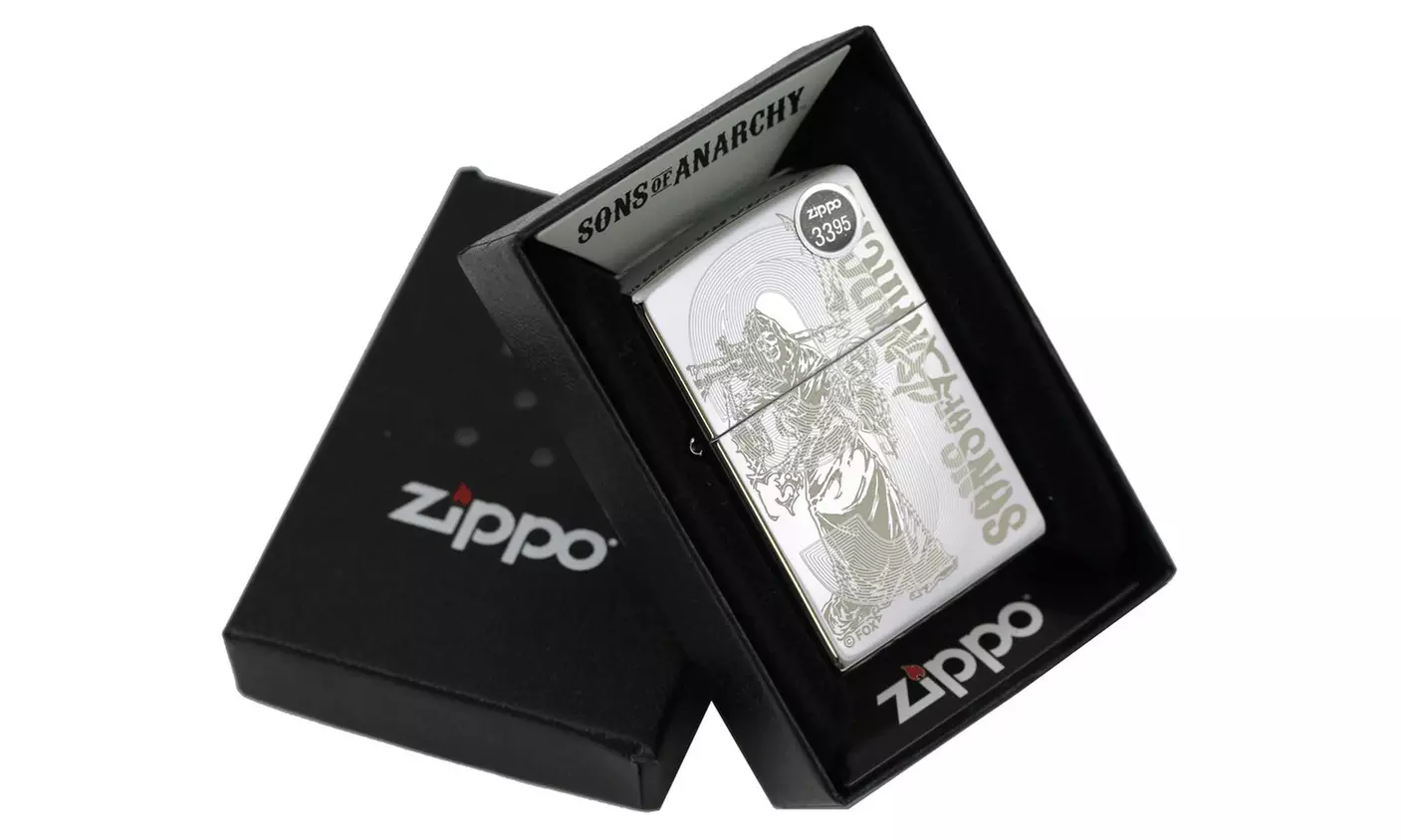 Zippo Sons of Anarchy SOA Lighter, High Polish Chrome #28957 - Second Medium