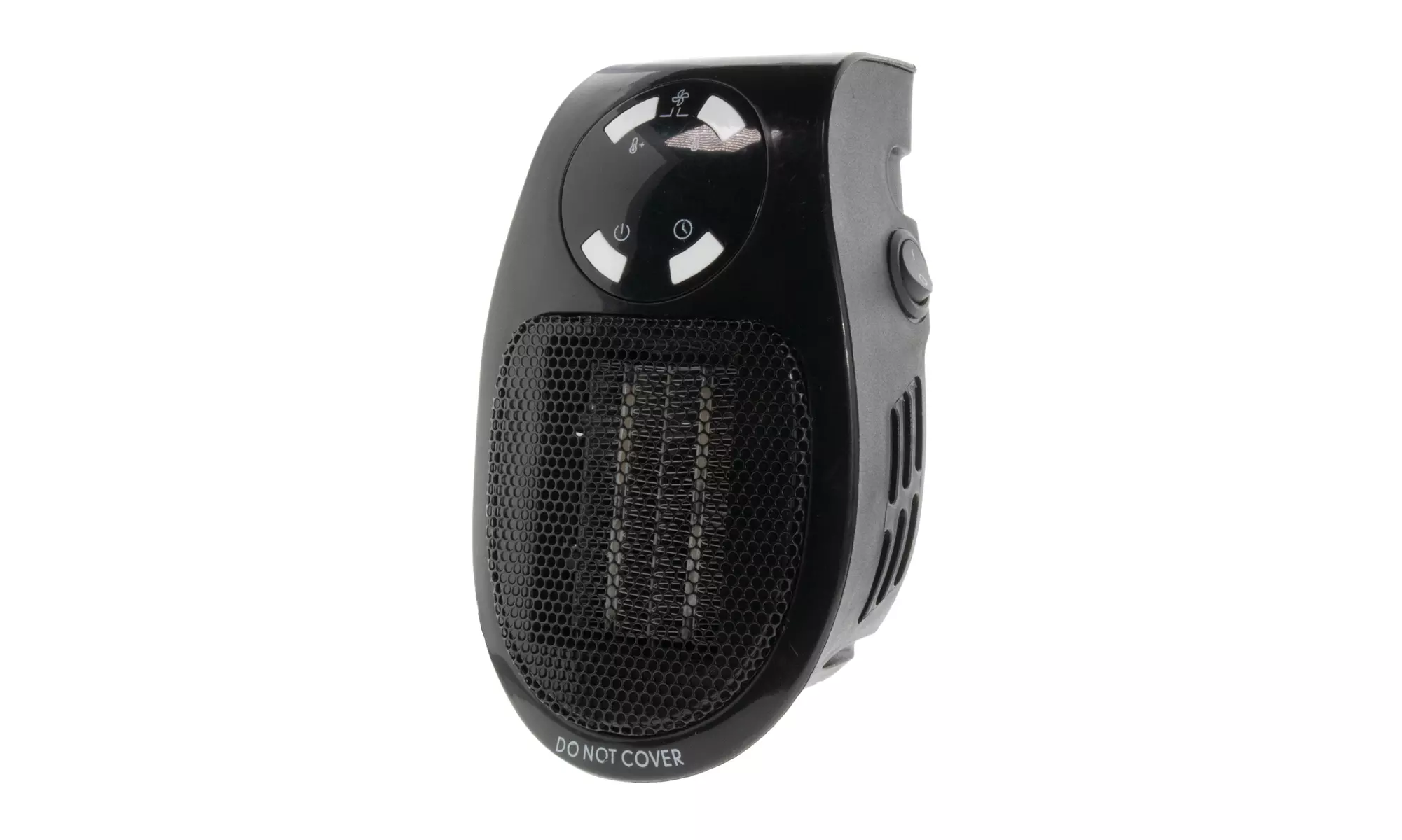 Portable Ceramic Mini Heater Wall Outlet Plug In Space Heater 400W Timer Digital - Second Medium