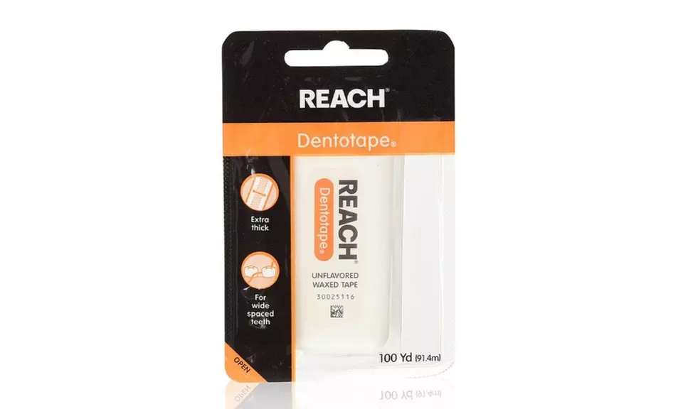 REACH Dentotape Waxed Floss Unflavored 100 Yards - Primary Image