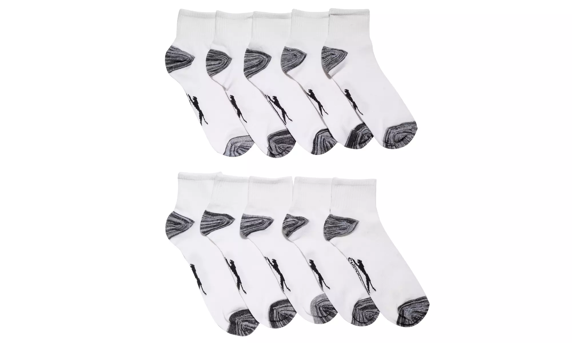 Slazenger Men's Breathable Comfort Soft Marled Athletic Socks (10- or 20-Pack) - Primary Image