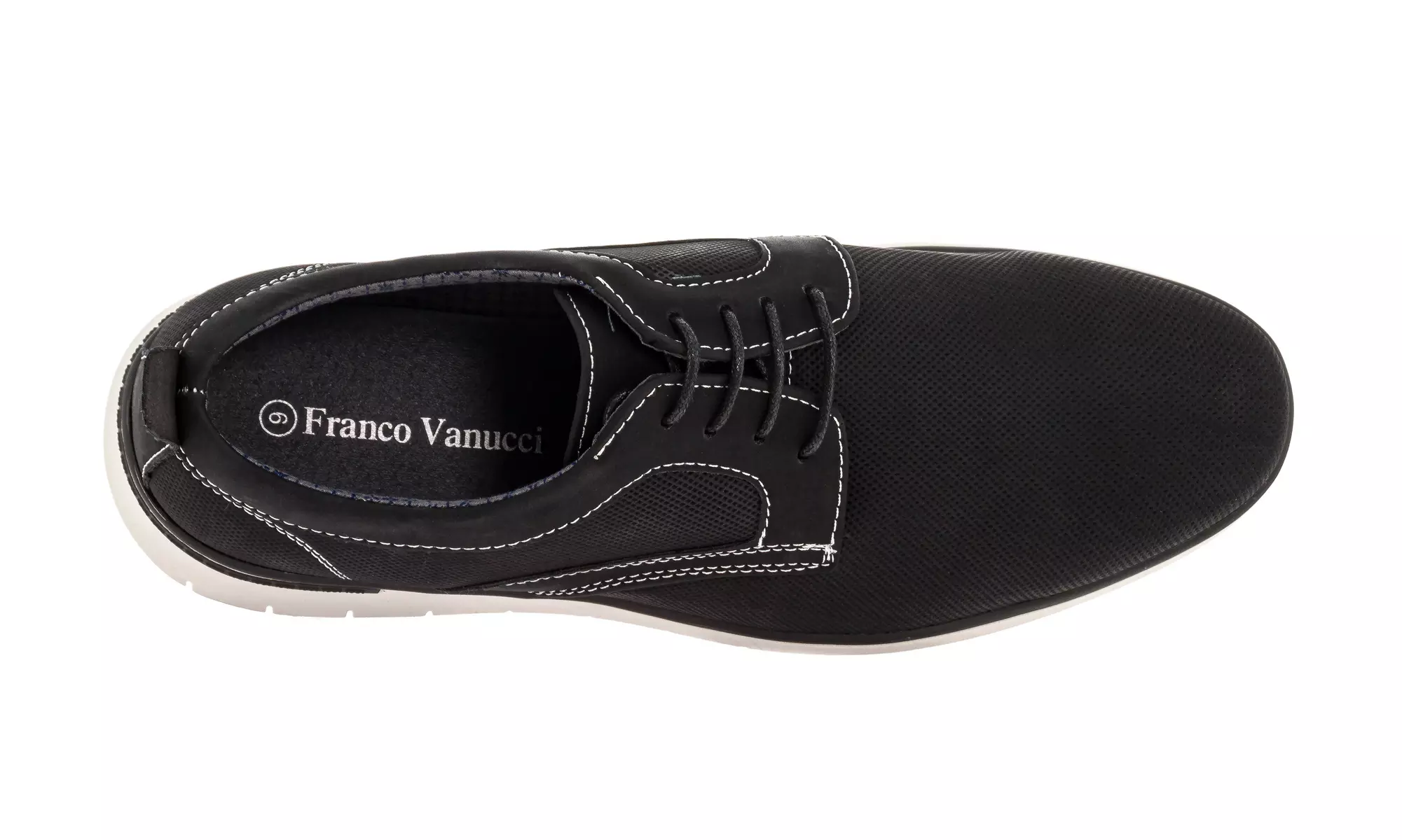 Franco Vanucci Men's Perforated Upper Oxford Shoes
