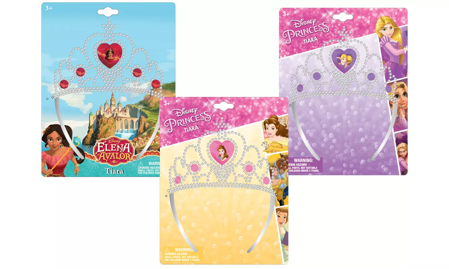 Disney's Kids Tiara Princess Crowns (3 Piece Set)